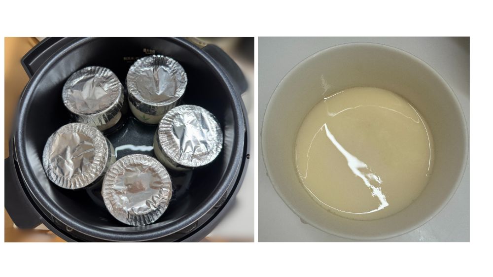 電気圧力鍋と茶碗蒸し